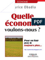 Quelle Économie Voulons-Nous