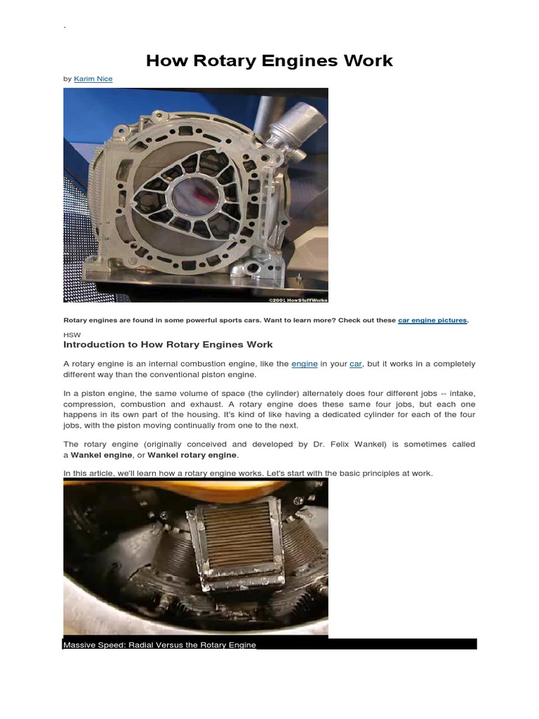How Rotary Engines Work (1).docx Internal Combustion Engine Piston