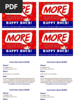 MORE Washington Heights Happy Hour