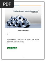 Fundamental Analysis of Iron and Steel Industry and Tata Steel (Indiabulls) ...