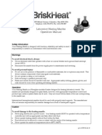 Heating Mantle Instructions