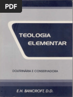 E. H. Bancroft Teologia Elementar Doutrinária e Conservadora