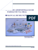 Guia de Administração Fármacos Via Oral e Manual de Diluições