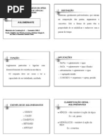 Aula Aglomerante Gesso Cal