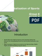 Globalization of Sports Group 6 PGDM-B