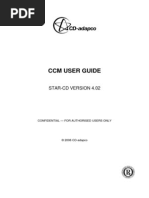 Star CCM+ User Guide