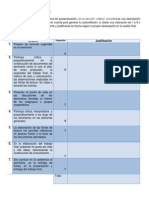 Rúbrica de Autoevaluación y Coevaluación