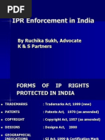 Ipr Enforcement in India (Ruchika Sukh)