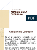 Analisis de La Operacion