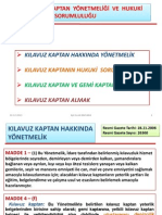 Kilavuz Kaptan Yönetmeli̇ği̇ Ve Hukuki̇ Sorumluluğu