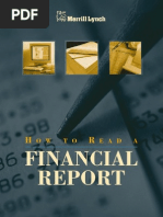 How To Read A Financial Report by Merrill Lynch