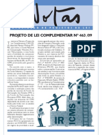 NOTAS nº 116 2009 (Banco de Idéias nº 48) - PROJETO DE LEI COMPLEMENTAR Nº 463 /09