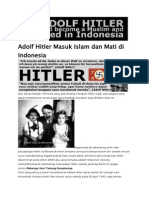 Adolf Hitler Masuk Islam Dan Mati Di Indonesia