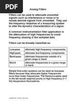 Analogfilters - Doc - December 2, 2005 - Page 1