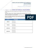 Formulário de Análise de Pontos Fortes e Oportunidades