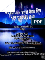 New Years Eve Party at Athens Pizza