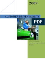 Customer Driven Quality