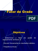 Lab. Radiodiagnóstico - I Física Médica - Unesp (2006) Alinhamento de Grade