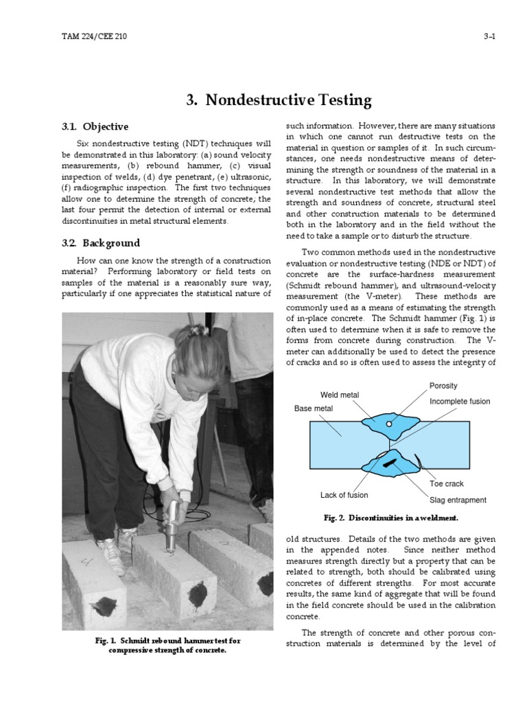 Nondestructive Testing On Concrete | PDF | Nondestructive Testing ...