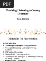 Teaching Listening To Young Learners