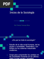 Inicios de la Sociología