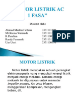 Motor Listrik Ac 1 Fasa (TTL)