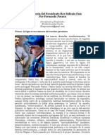 "A La Memoria Del Presidente-Rey Sidónio Pais" Por Fernando Pessoa. Introducción y Traducción de Nicolás González Varela