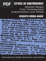 Download Kenneth Broda-Bahm Perspectives in Controversy Selected Essays From Contemporary Argumentation by Michael Suo SN193947164 doc pdf