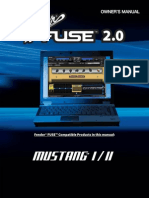 Fender FUSE 2.0 Manual For Mustang 1-2 Rev-G English
