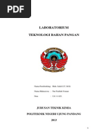 Download Laporan teknologi bahan pangan by Nur Fadilah Usman SN193956059 doc pdf