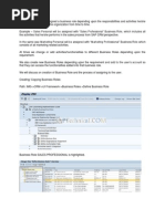 Assigning Business Roles SAP