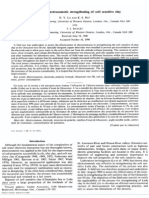 Field Test of Electroosmotic Strengthening of Soft Sensitive Clay