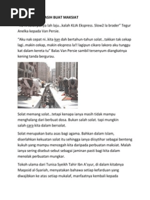 Solat Tetapi Masih Buat Maksiat Pdf