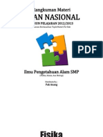 Rangkuman Materi UN IPA SMP (Fisika, Biologi, Dan Kimia) Revised