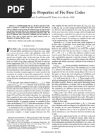 Some Basic Properties of Fix-Free Codes Chunxuan Ye and Raymond W. Yeung,
