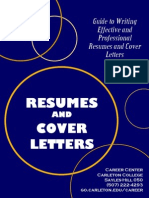 Guide to Writing Effective Resumes and Cover Letters