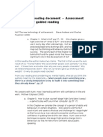 1.guided Reading Document - Assessment Guide For Guided Reading