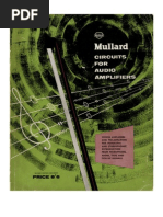 Download Mullard Circuits for Audio Amplifiers by Richard Smith SN19400164 doc pdf
