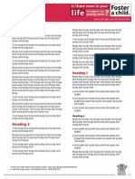 Factsheet Template Red