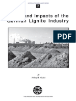 Status and Impacts of the German Lignite Industry