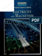 Electricity and Magnetism