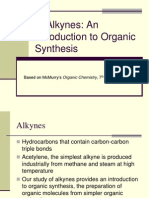 Alkynes: An Introduction To Organic Synthesis: Based On Mcmurry'S Organic Chemistry, 7 Edition