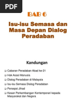 Download Bab 6 Isu-Isu Semasa Dan Masa Depan Dialog Peradaban by Nelson Jhin Tang Lim SN194051307 doc pdf