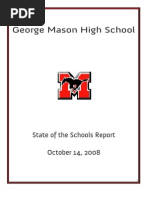 Download George Mason High School - 2008 State of the Schools Report by Falls Church City Public Schools SN19405251 doc pdf