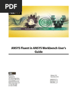 ANSYS Fluent in ANSYS Workbench Users Guide