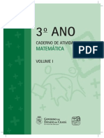 Matematica Cad Do Aluno 3 Ano 1 2 Bim Volume 1
