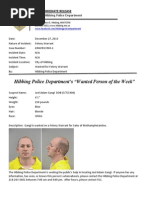 Download Wanted Person of the Week-Gangl by Hibbing Police Department SN194058321 doc pdf
