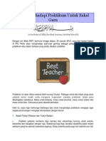 Tips Menghadapi Praktikum Untuk Bakal Guru