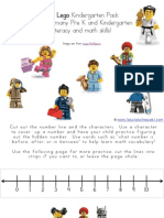 Lego Kindergarten Printables