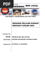 Download mengapa pelajar kurang meminati subjek pendidikan seni by Mohamad Afiffuddin SN19407809 doc pdf